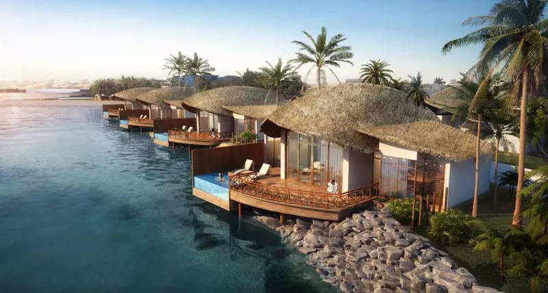 Ras Al Khaimah's Maldivian-style Anantara Mina Al Arab will open in winter next year. Photo: Anantara