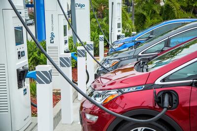 The new EVgo fast charging stations will offer 100-350-kilowatt capabilities to meet the needs of an increasingly powerful set of EVs coming to market.
