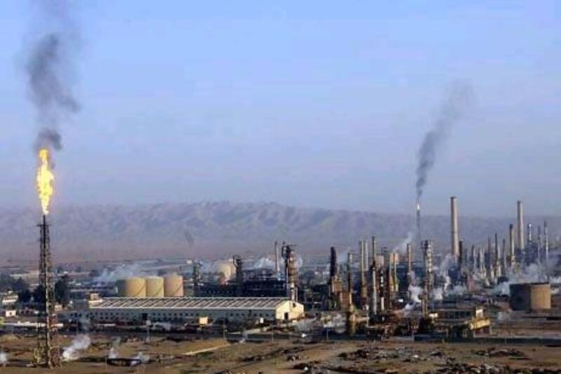 The Siniya refinery is close to Baiji oil refinery in Iraq. Reuters