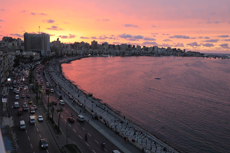 The killing took place in the port city of Alexandria, on Egypt's Mediterranean coast. EPA