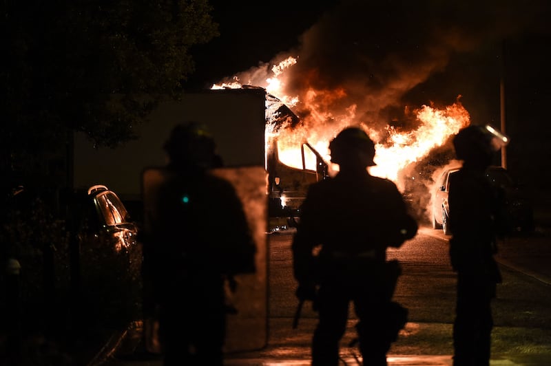  French police arrested hundreds of people nationwide during a fourth consecutive night of rioting over the killing of a teenager by police. AFP