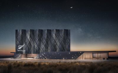 The latest rendering of New Zealand's Dh194 million Expo 2020 pavilion. Courtesy New Zealand at Expo. 