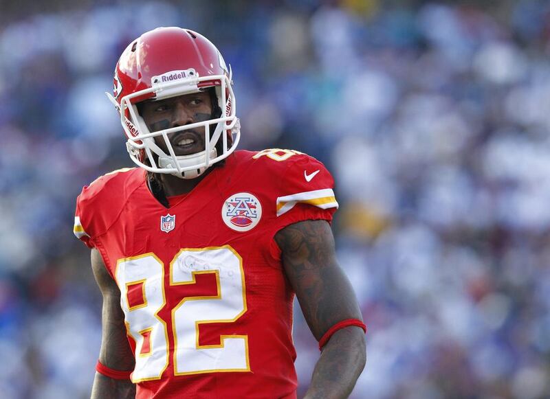 Dwayne Bowe, the Kansas City Chiefs wide receiver, was arrested outside Kansas City last weekend on charges of speeding and possessing marijuana. Bill Wippert / AP Photo