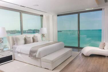 The waterfront villa on Abu Dhabi's Zaya Nurai Island. Courtesy: Airbnb