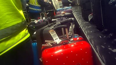 Long waits for baggage at UK airports are leading to passenger frustration. Photo: Channel 4