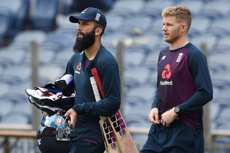 England's Moeen Ali and teammate Sam Billings will be hoping to get a chance in the ODIs. AFP