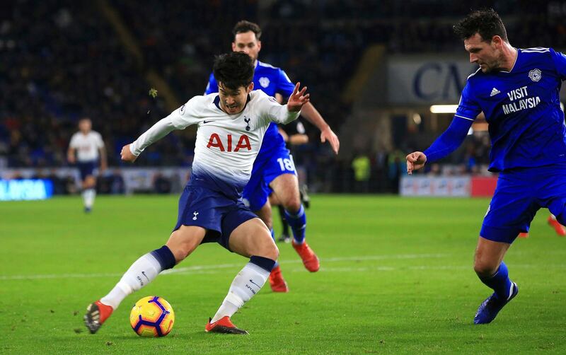 Left midfield: Son Heung-Min (Tottenham Hotspur) – His stunning form has shown how Tottenham will miss him when he goes to the Asian Cup. Five goals and three assists in four games. PA via AP