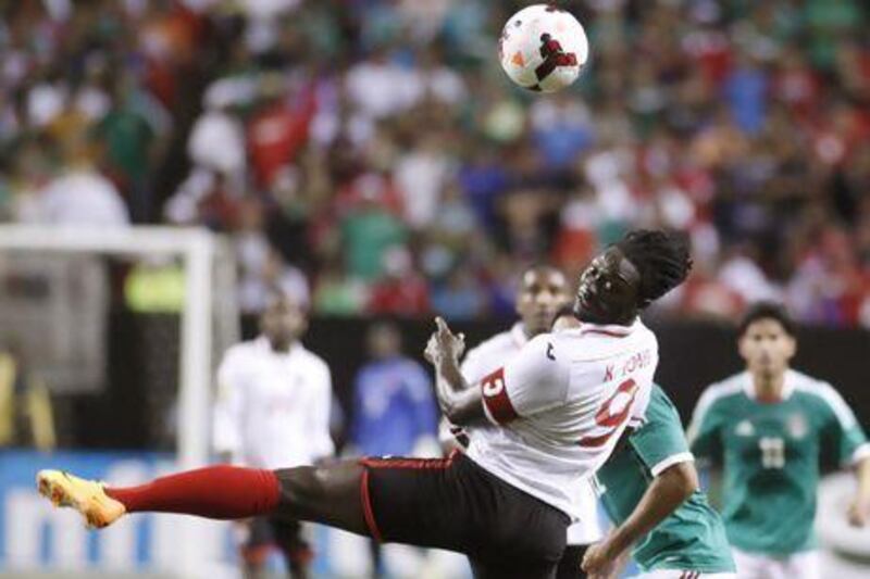 Stephen Hart, the Trinidad coach, says playing in friendlies such as the OSN Cup are good opportunities for players, such as Kenwyne Jones, above, to test themselves against different international opponents.