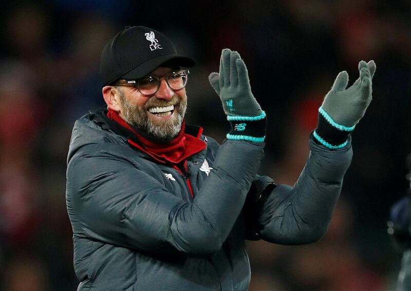 Jurgen Klopp has taken Liverpool to the top of the Premier League table. Reuters