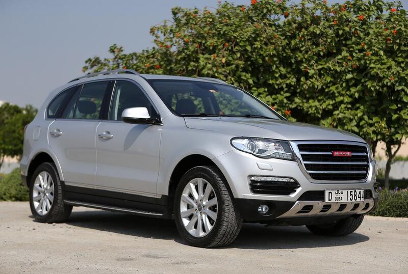 The Haval H8 Luxury shares styling cues with SUV competitors such as the Volkswagen Touareg. Photos by Pawan Singh / The National