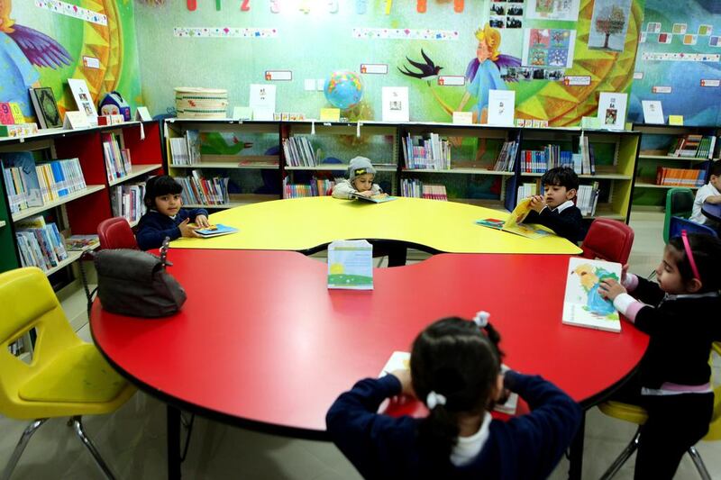 A reader says school libraries should devote a section to local authors. Fatima Al Marzooqi / The National