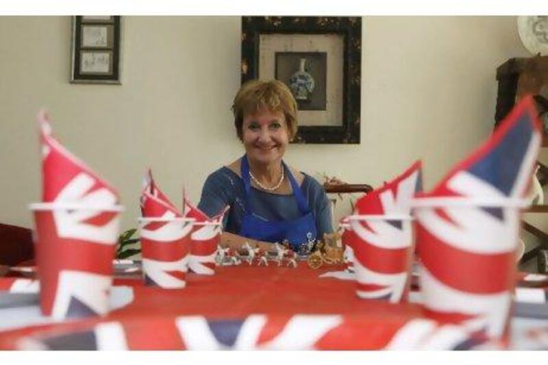 Greater than usual Britain: Polly Edwards birthday celebrations coincide with the diamond jubilee.