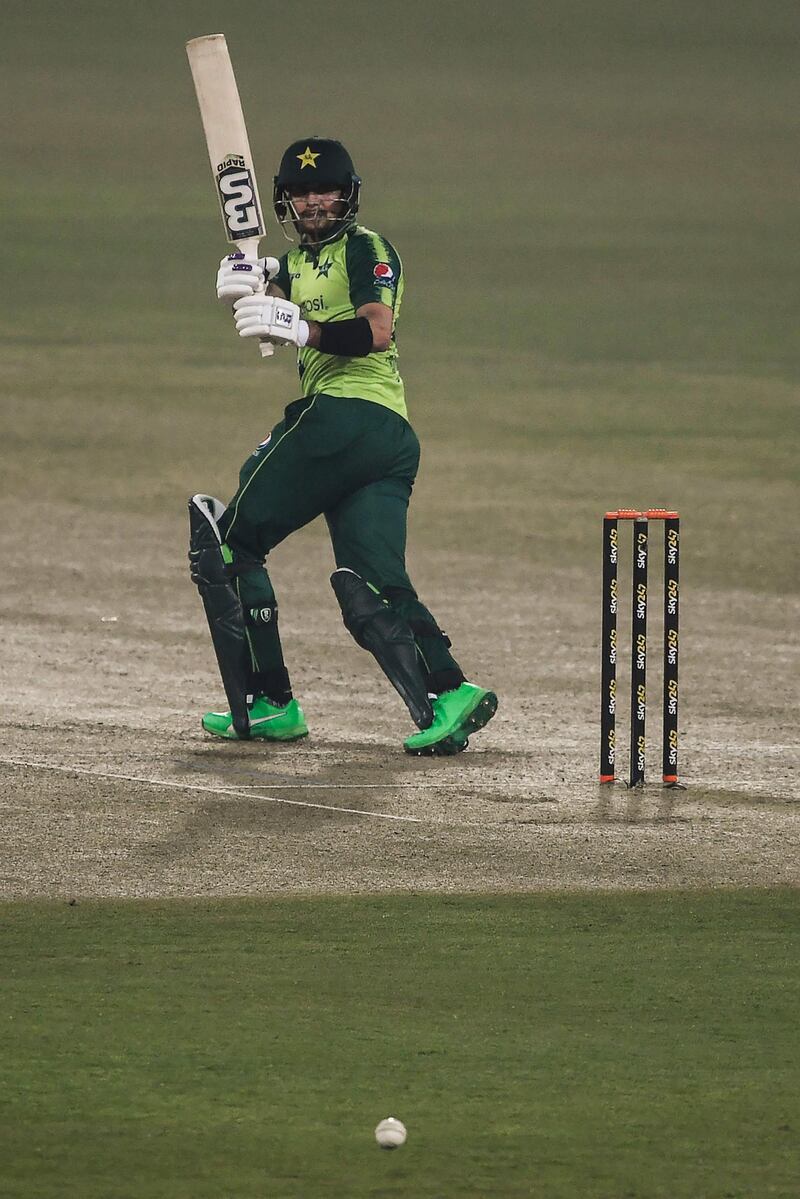 Haider Ali -5. Reached double digits with the bat in all three games but couldn't get going. AFP