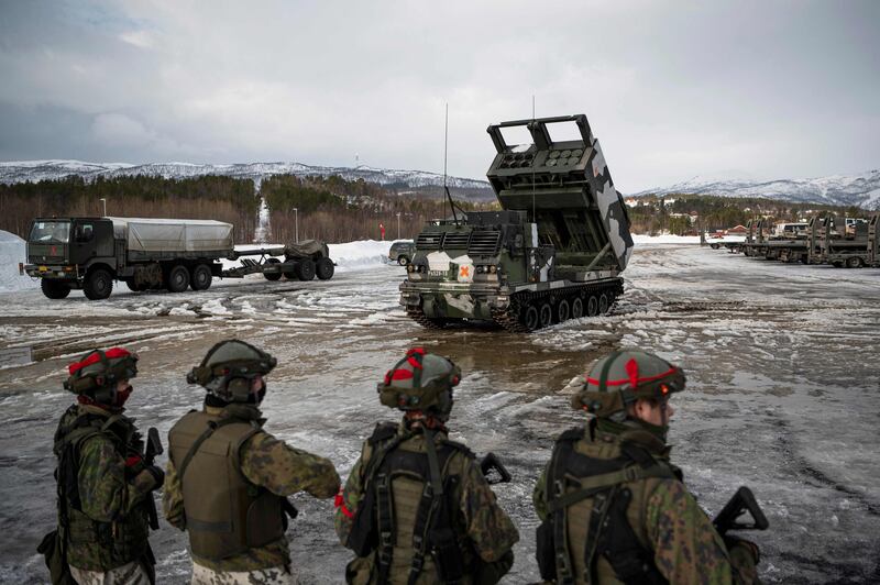 Soldiers from the Finnish defence forces take part in drills in Norway involving Nato and partner countries. AFP