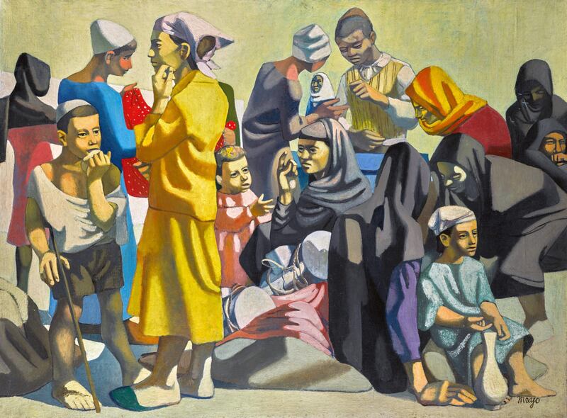 Antoine Malliarakis Mayo's Ismailia sold for a record price for the artist of $100,000 (est. $30,000-40,000). Courtesy Sotherby's