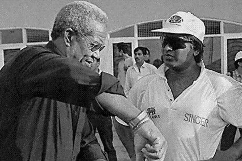 Our columnist wonders how much IPL teams would pay for the services of legendary all-rounders such as former West Indies captain Sir Garfield Sobers (above, left) during his pomp, when considering modern day players such as Ravindra Jadeja fetched a reported US$4 million at auction. Sebastian D'Souza / AFP