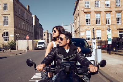 Akshay Kumar and Vaani Kapoor in 'Bell Bottom', which was extensively shot in Glasgow. Photo: Pooja Entertainment