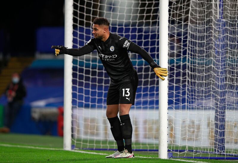MANCHESTER CITY RATINGS: Zach Steffen, 7 - A strong performance in the first half, making a vital save from a long-range shot from Bruno Fernandes. He wasn’t worked hard, but he was on hand to make a few important stops when needed. AP
