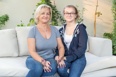 Marisa Kruppa, 14, who struggled to deal with her parents splitting up and her mother, Susanne, said social media adds to the pressure young people face today. Antonie Robertson / The National