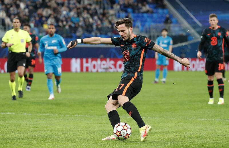 Saul Niguez – 7. The loanee has struggled to adapt to life in England but he made his presence known with a darting run within seconds of the start. Forced Kerzhakov into an uncomfortable save in the second half, which the goalkeeper struggled to punch away. A decent display to keep him in Tuchel’s thinking. EPA