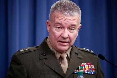 Marine Gen Kenneth "Frank" McKenzie says the ISIS in Afghanistan has hopes of attacking the US homeland. AP
