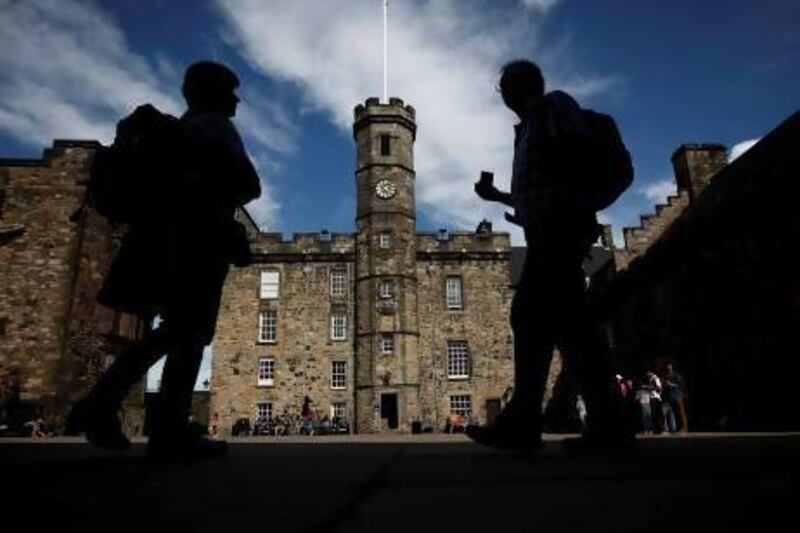 Edinburgh castle is one of the city's top sites. Simon Dawson / Bloomberg News