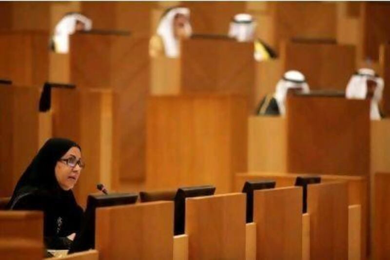 Mariam Al Roumi told the FNC her ministry's role was to provide ‘social help’, not ‘social security’.