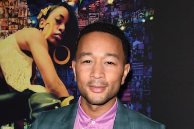John Legend said that it was time to "speak up" for human rights for Palestinians. AFP