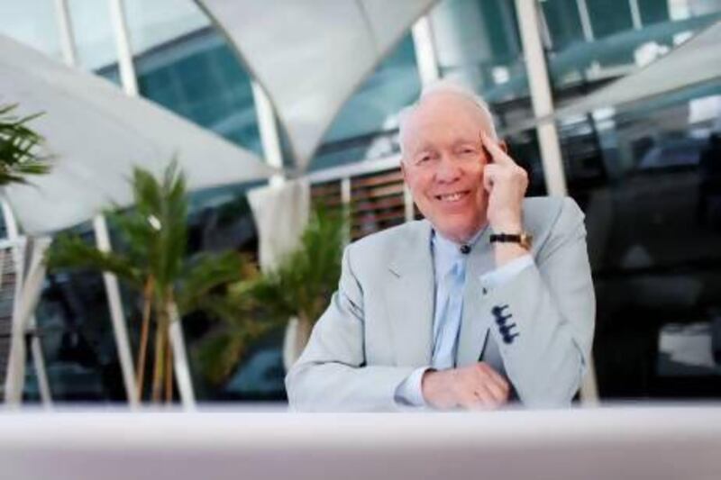 Tony Buzan says he was frustrated by the "linear forms" of studying methods he learnt in high school. Sarah Dea / The National