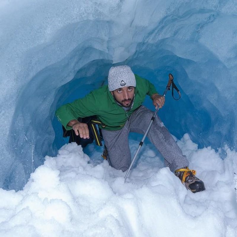 Exploring the glaciers of New Zealand, a country he called 'beautiful' back in May 2015. Instagram / Faz3