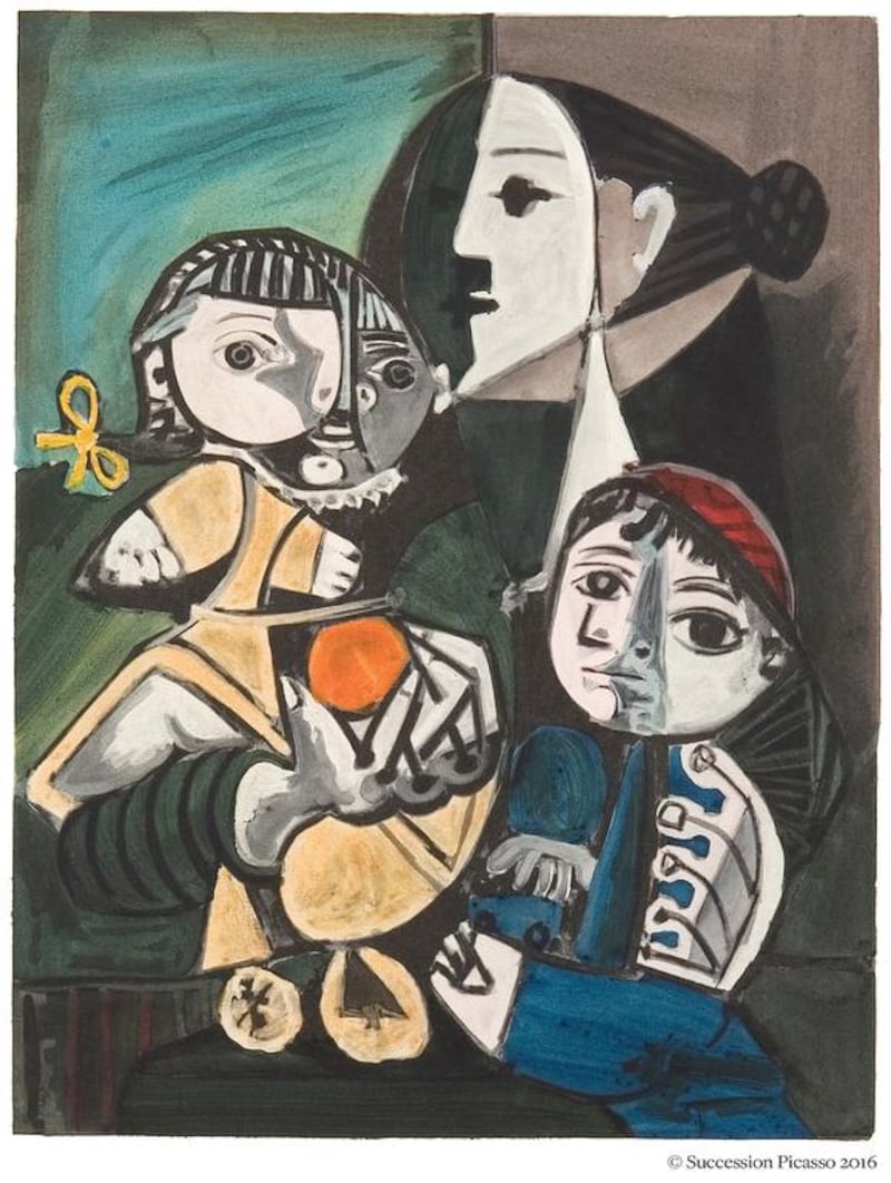 Picasso’s Mère Aux Enfants à L’Orange
