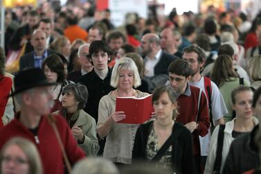 The Frankfurt International Book Fair is the largest publishing industry gathering of the year. Courtesy Peter Hirth