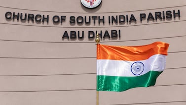 A Protestant church will have its first service on Sunday in its new house in Abu Dhabi. The Church of South India is the second place of worship to open near the Baps Hindu Temple in the capital’s Cultural District.
Antonie Robertson/The National