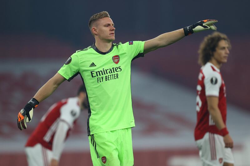 =10) Bernd Leno (Arsenal) 21 saves in 8 games. Getty