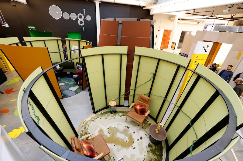 Interior view of Google's Campfire Corner in Google's new Bay View campus building. EPA