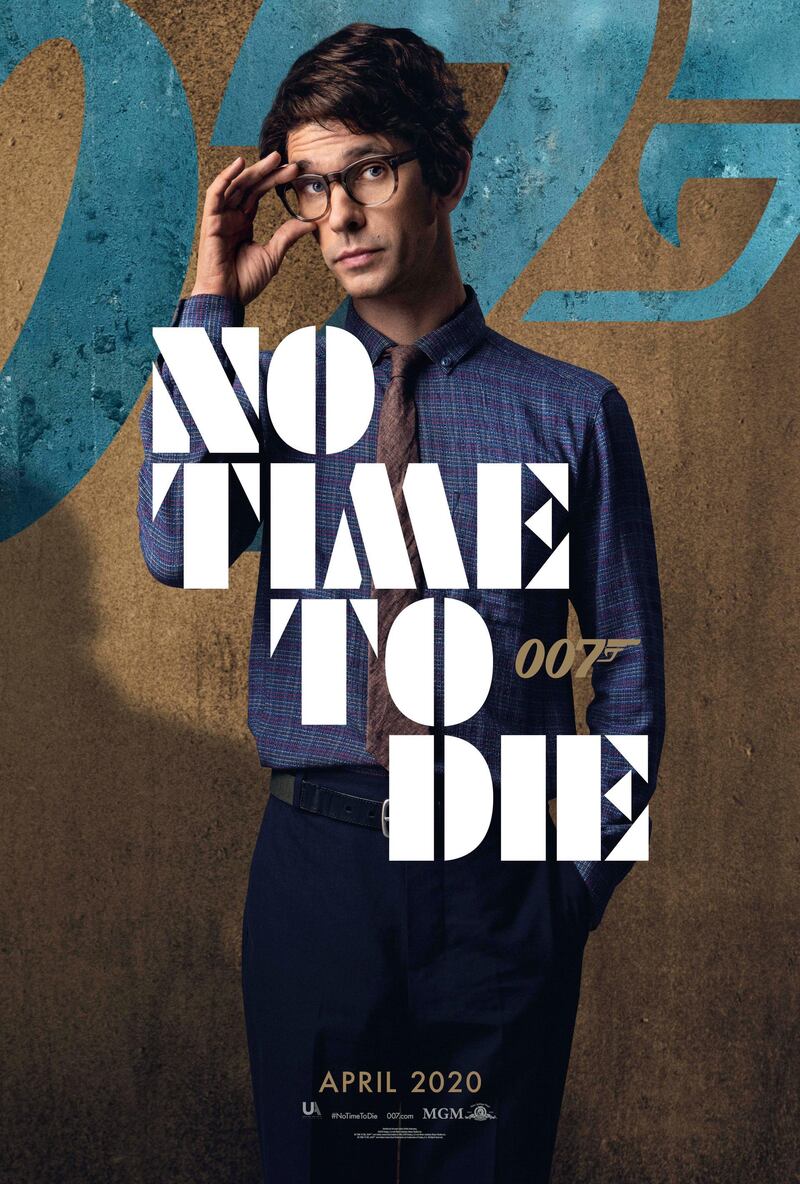No Time To Die poster featuring Ben Whishaw. Courtesy MGM