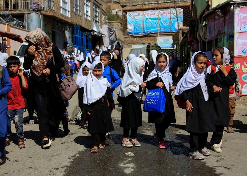 The UN has urged the Taliban to allow girls back into all secondary schools in Afghanistan, calling the ban 'tragic and shameful'. EPA