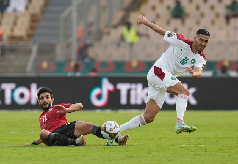 Aymen Barkok - 5, Did well to stop Salah’s flick to Marmoush around his own box before seeing a good shot headed away. However, some of his play both on and off the ball was very loose. AP