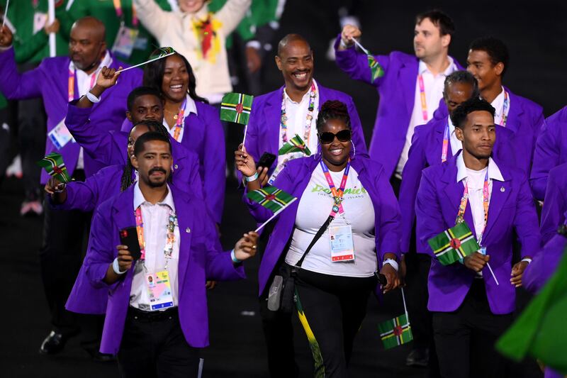 Team Dominica. Getty Images