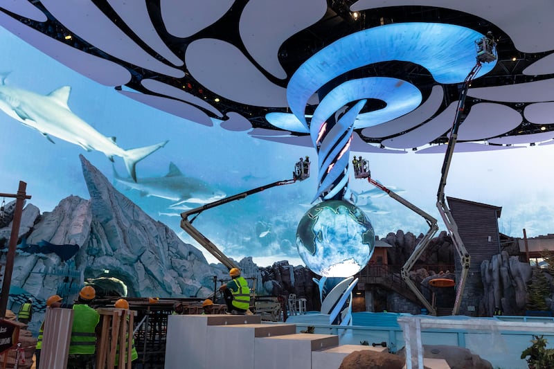 Finishing touches being put in the One Ocean realm 