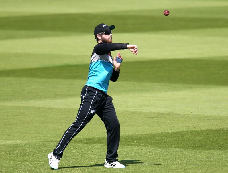 New Zealand's Kane Williamson during the nets session at Lord's. PA