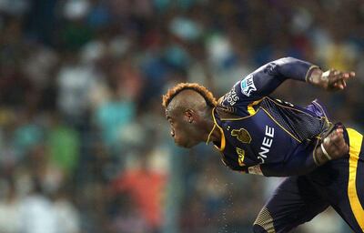 Andre Russell will feature in the PSL rather than as part of West Indies’ bid to qualify for the 2019 World Cup. Dibyangshu Sarkar / AFP