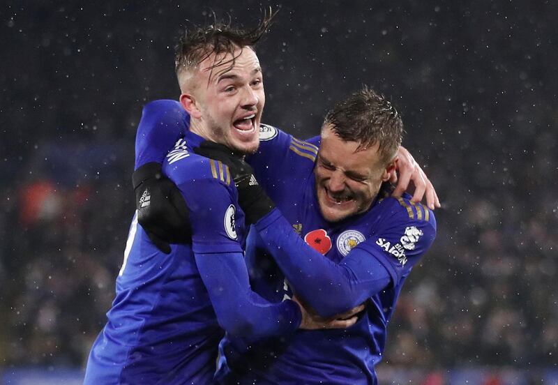 Centre midfield: James Maddison (Leicester City) – Not just for the goal that defeated Arsenal, either. Maddison was the classiest player on the pitch on Saturday. Reuters
