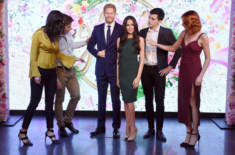 Madame Tussauds in London unveils a wax figure of Meghan Markle ahead of her wedding to Prince Harry. Stuart C. Wilson / Getty Images