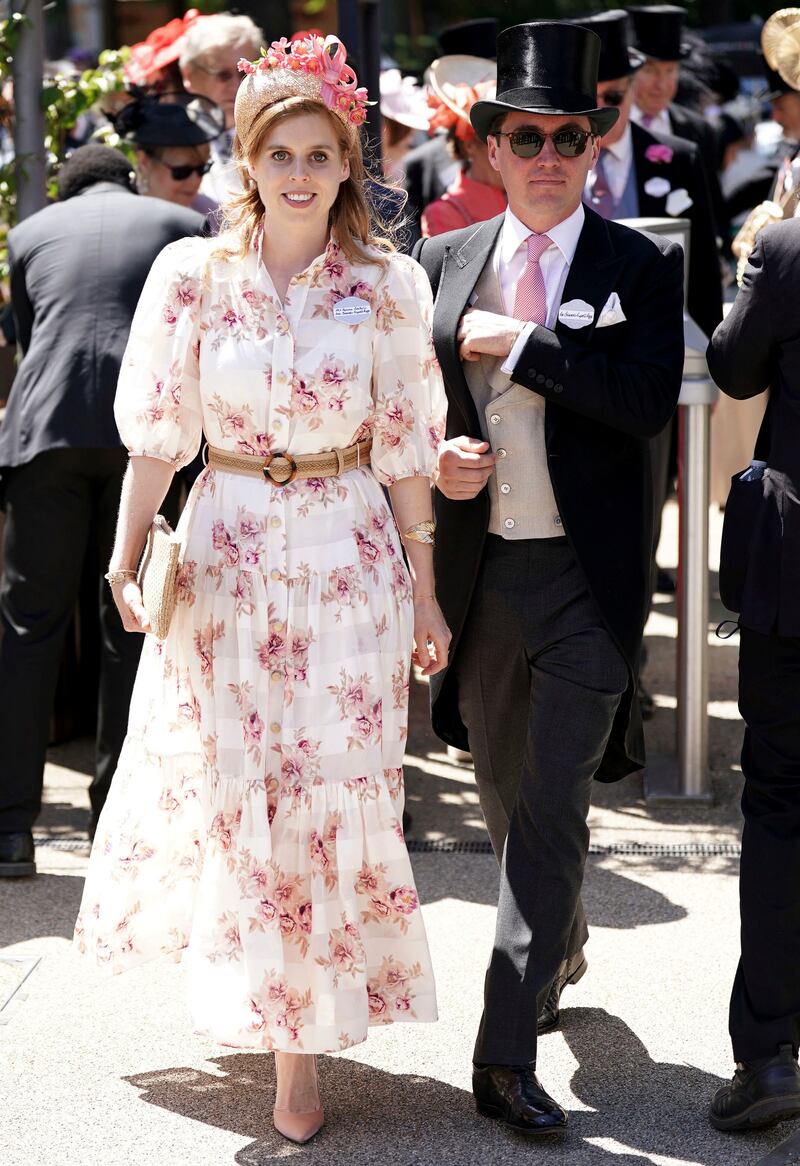 Princess Beatrice and Edoardo Mapelli Mozzi. PA via AP