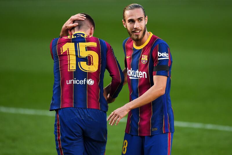 Oscar Mingueza (Aeaujo, 82’), N/R – Slotted into defence but didn’t have much of note to do in the closing minutes of a difficult night for Barca. Getty Images