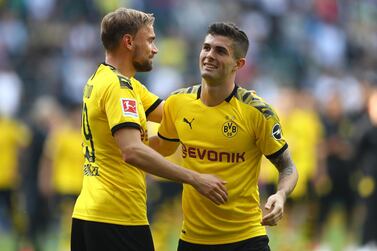 Christian Pulisic scored four goals this season as Borussia Dortmund finished runners-up in the Bundesliga behind Bayern Munich. Getty Images
