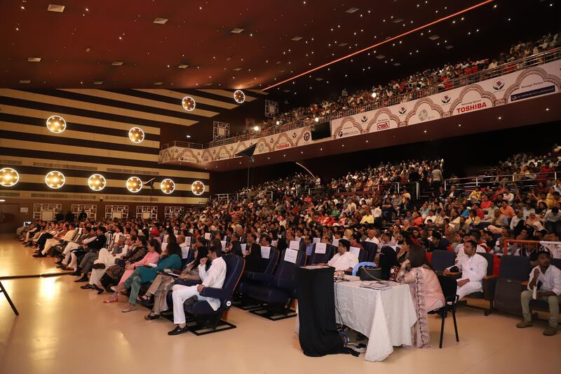 Urdu-speaking families were part of the crowd in Sheikh Rashid Auditorium, Dubai