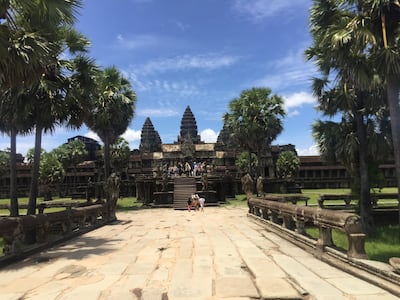 The main temple of Angkor Wat in Cambodia. Rosemary Behan