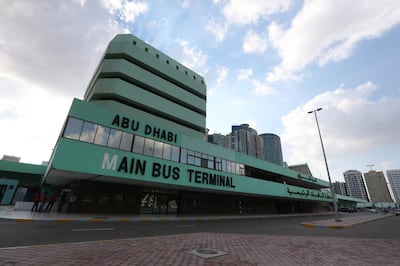 The central Bus station in Abu Dhabi. Fatima Al Marzooqi / The National